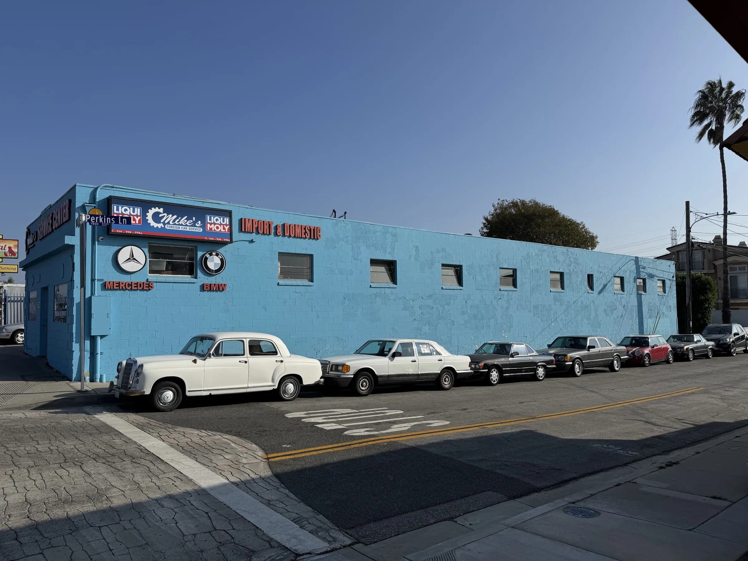Mike's Foreign Auto shop exterior on Artesia Boulevard