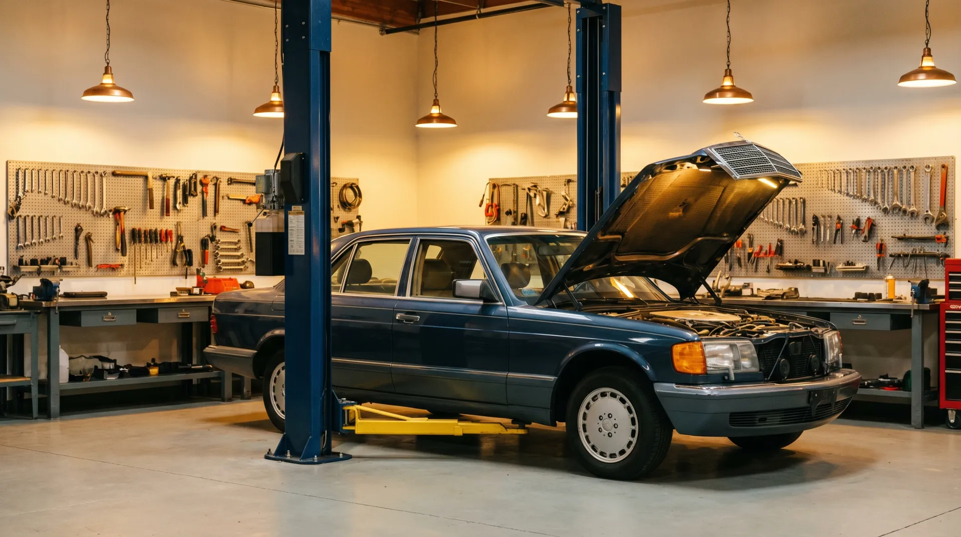Suspension work at Mike's Foreign Auto